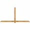 Ekena Millwork Eugene Rough Sawn Timber Gable Bracket, Western Red Cedar, 96"W x 48"H x 4"D x 4"F, 12/12 Pitch GBW096X48X0404EUG00RWR - alternate 1